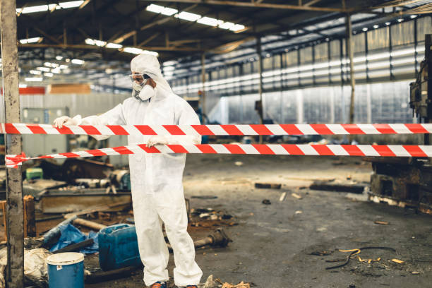 Professional Unattended Death Cleanup technician working in Roosevelt, NJ
